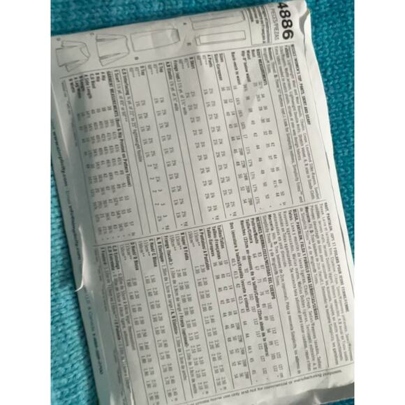 Simplicity 4886 Sewing pattern top straight skirt pants size 10 12 14 16 18 - Picture 3 of 5